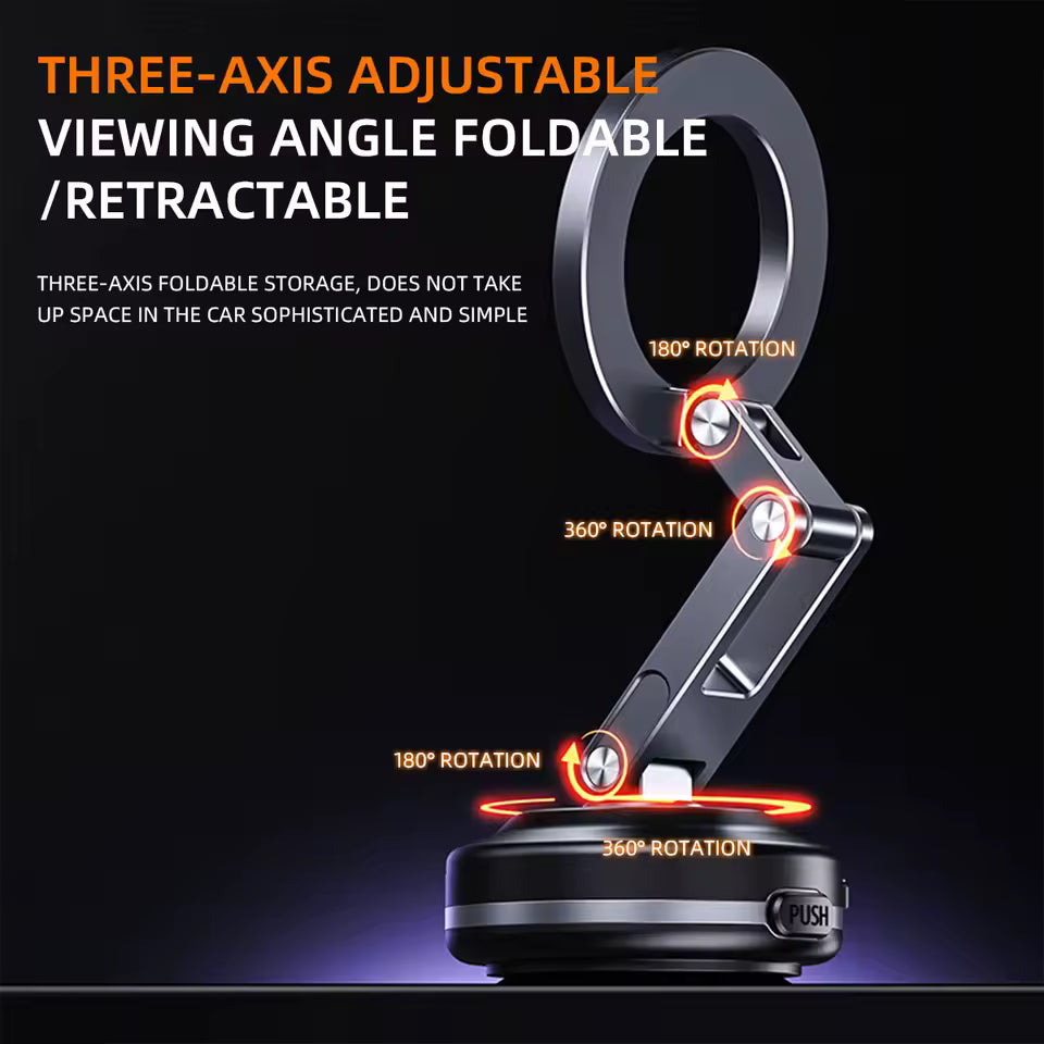 Vacuum Magnetic Suction Phone Holder